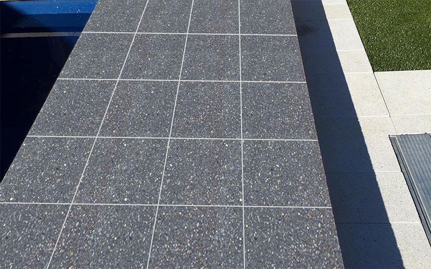 Charcoal Exposed Aggregate Paver
