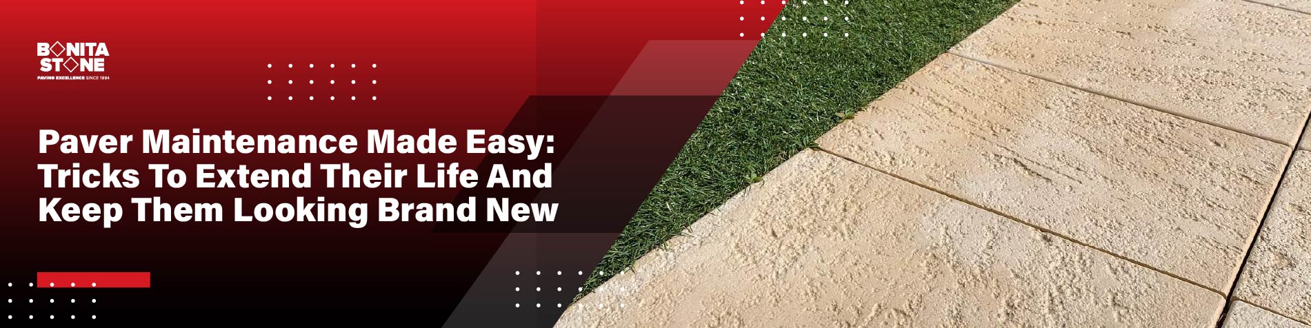 Paver Maintenance Made Easy - banner