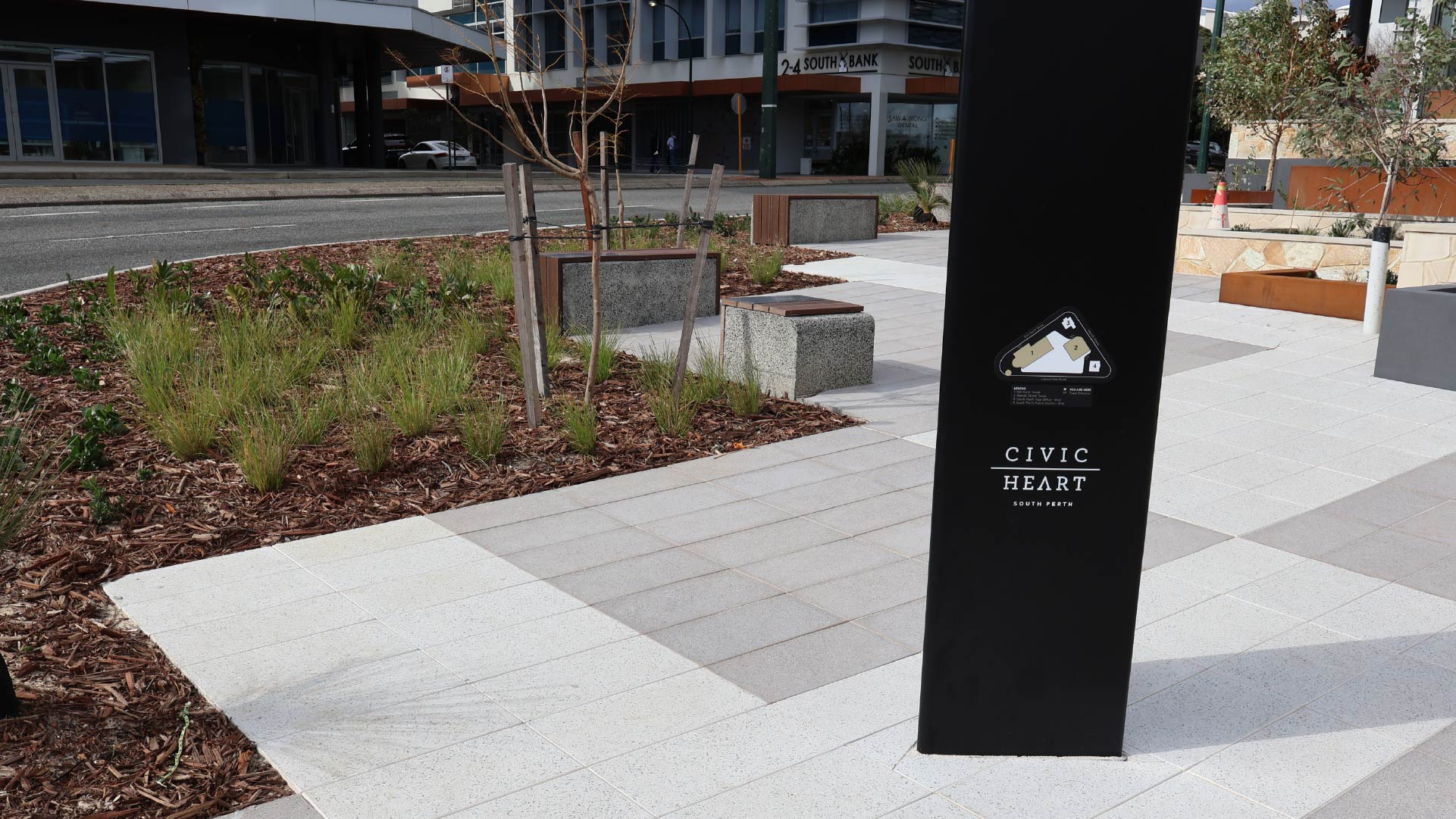 Civic Heart South Perth Pavers